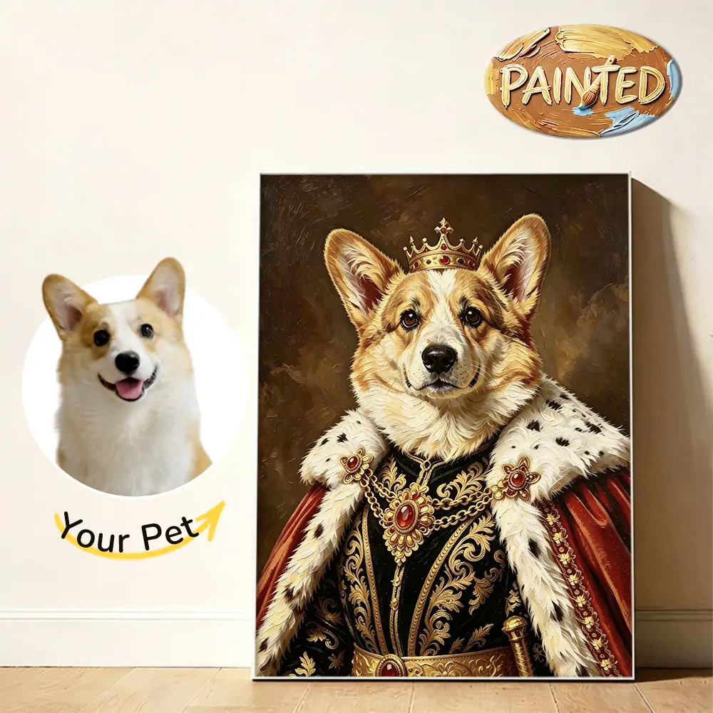 Royal Pets | 2D Hand-Painted Portrait