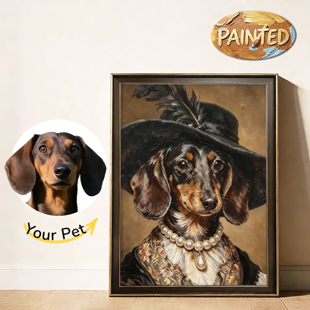 Royal Pets | 2D Hand-Painted Portrait