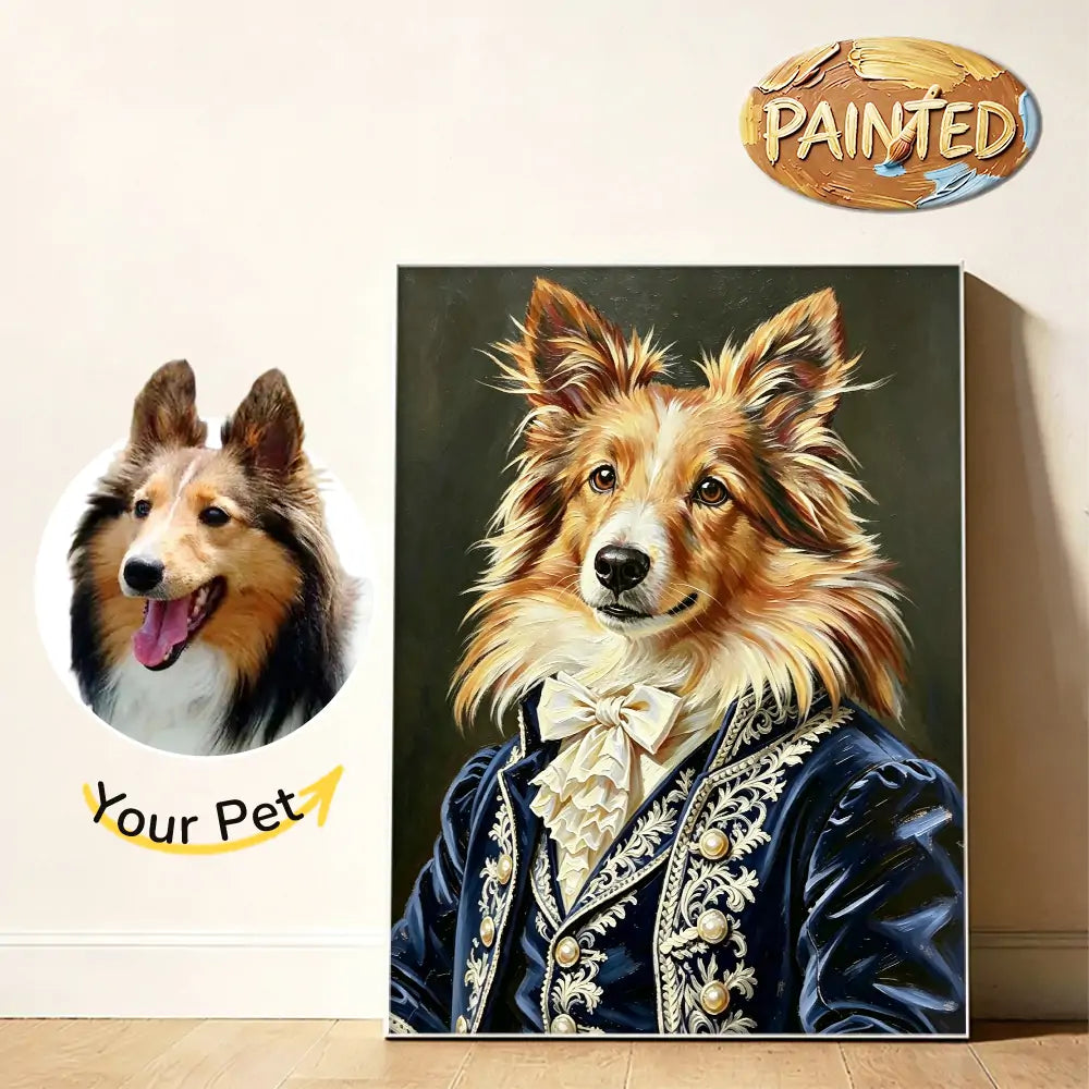 Royal Pets | 2D Hand-Painted Portrait