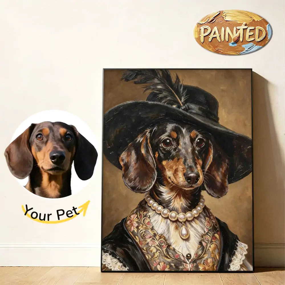 Royal Pets | 2D Hand-Painted Portrait