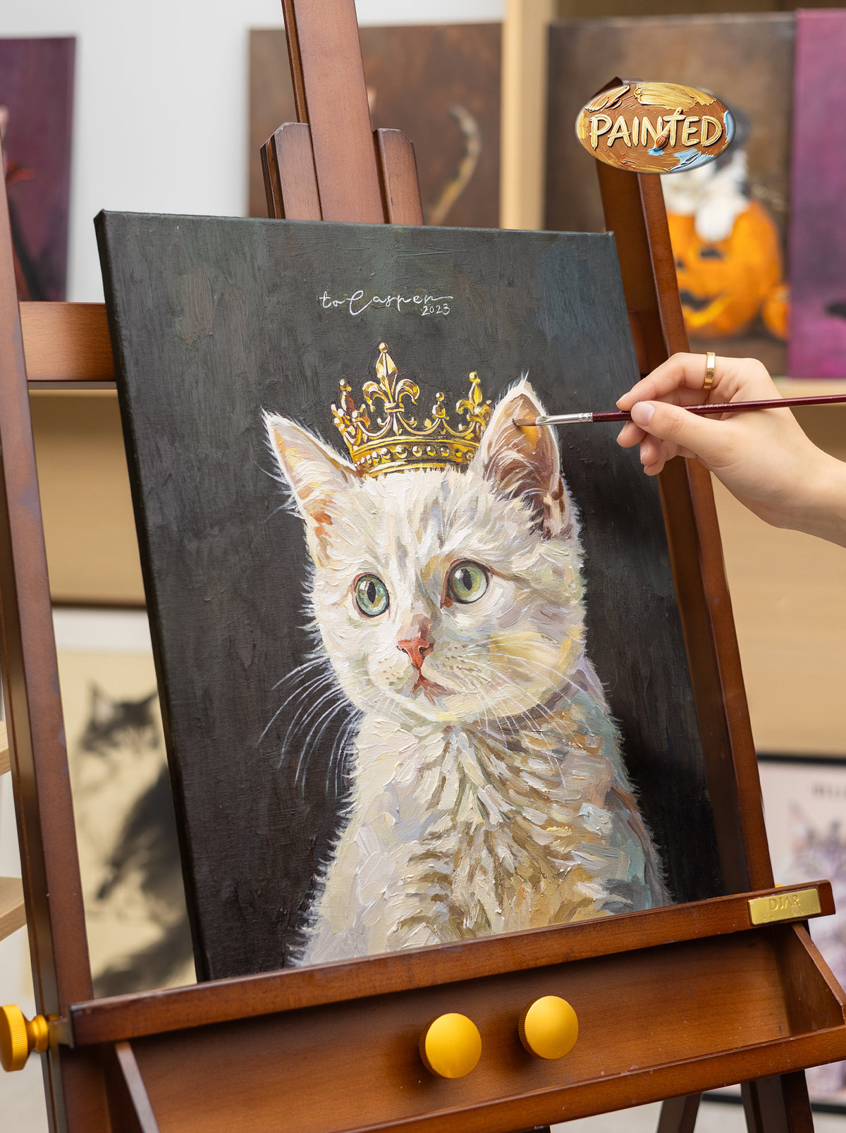 Custom Hand-Painted Pet Portrait