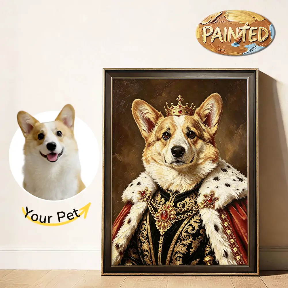 Royal Pets | 2D Hand-Painted Portrait