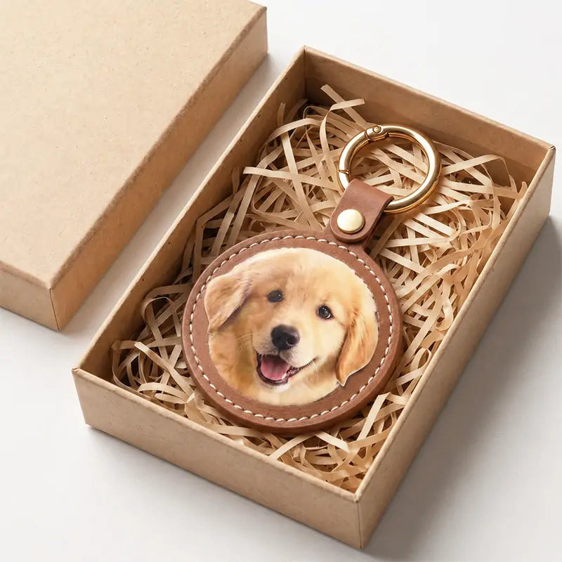 Custom Pet Portrait Keychain