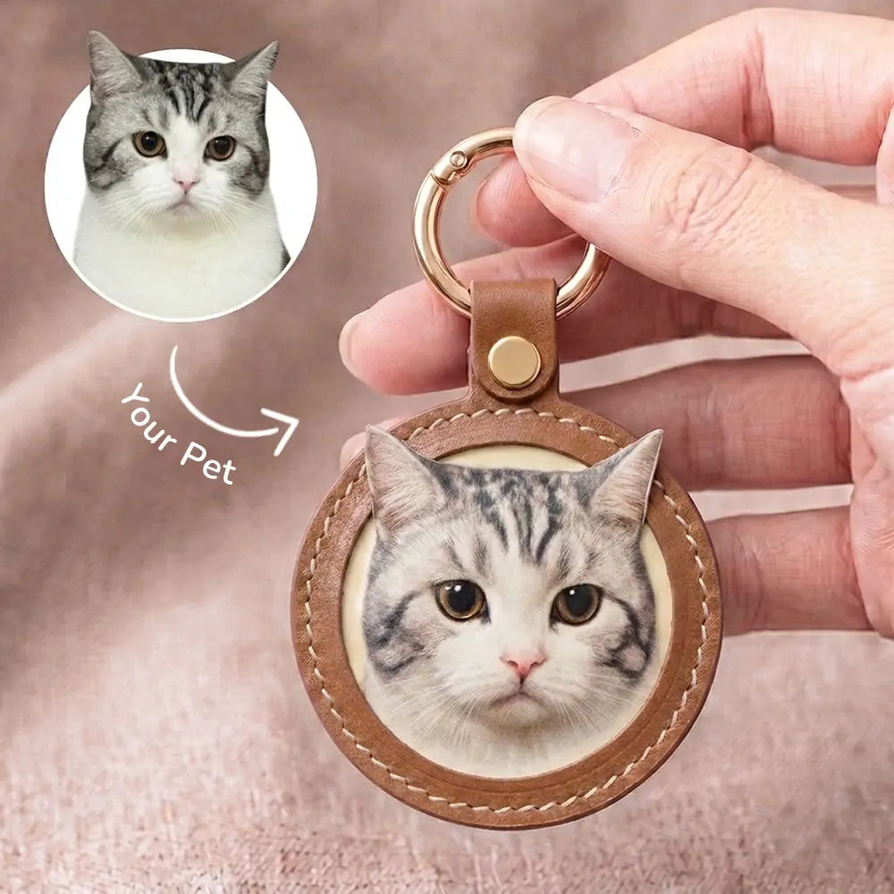 Custom Pet Portrait Keychain