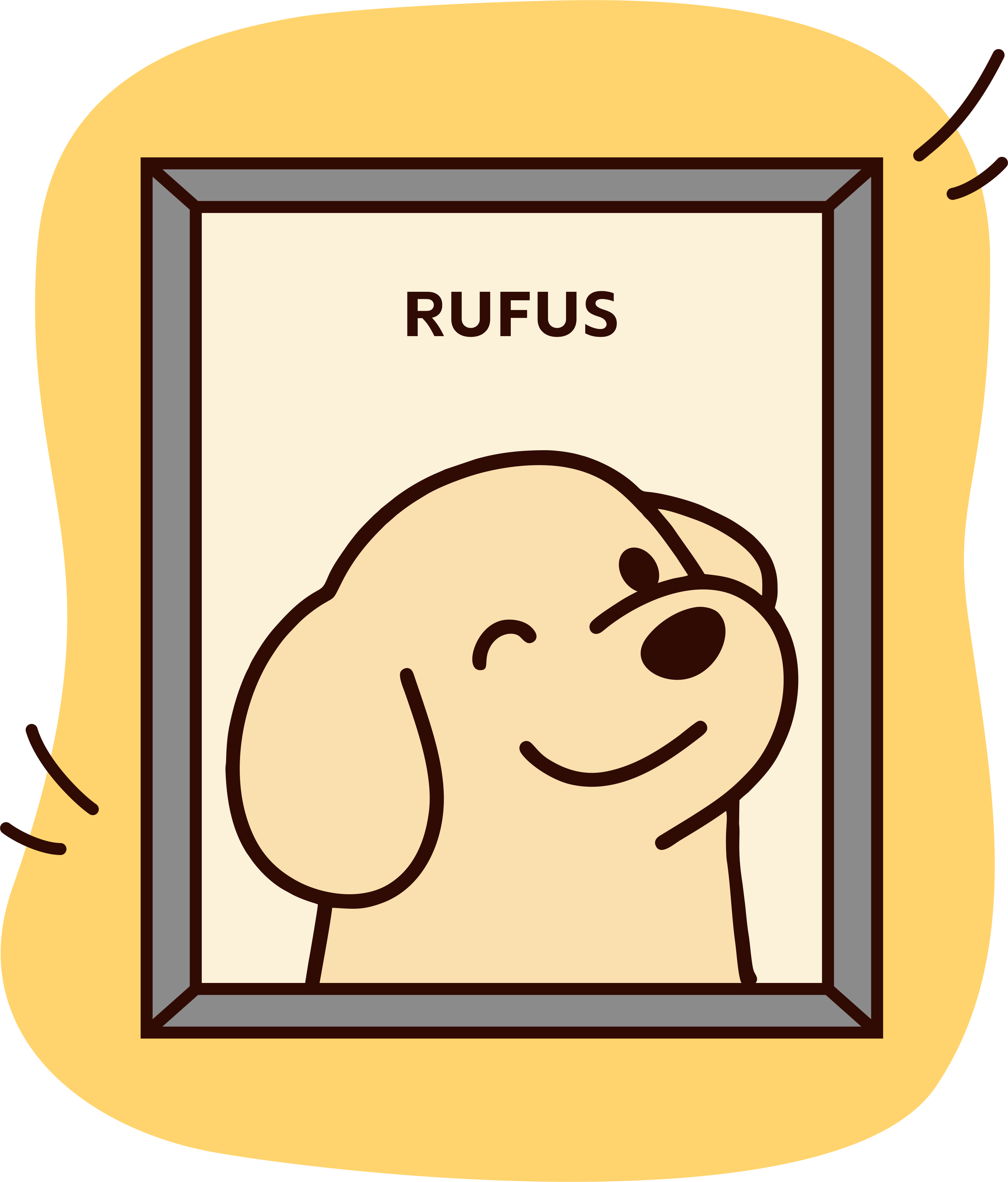 Artwork creation and preview revision step in the custom pet portrait process