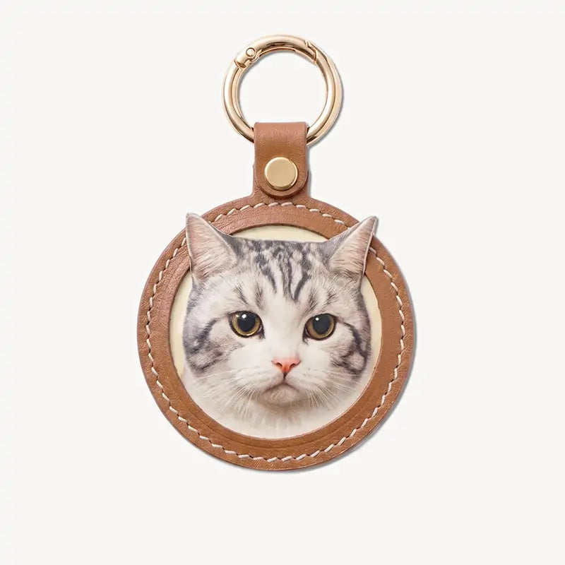 Custom Pet Portrait Keychain