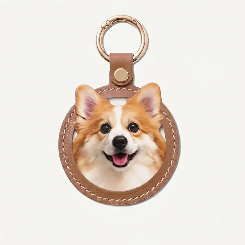 Custom Pet Portrait Keychain