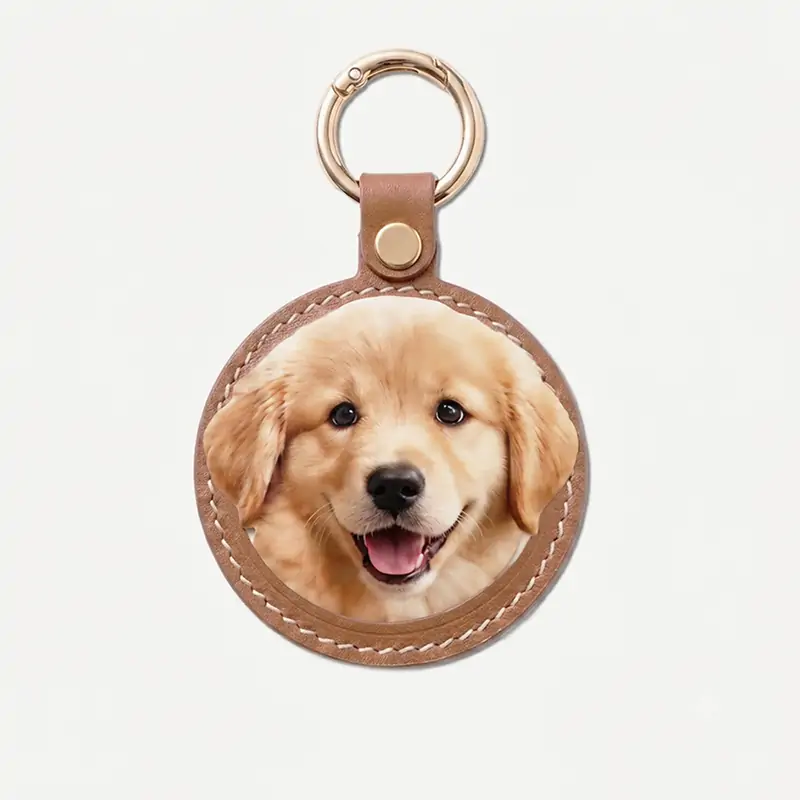 Custom Pet Portrait Keychain